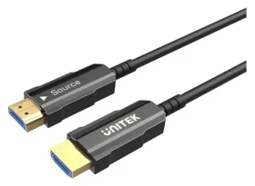 Unitek HDMI 2.0 AOC 40 m čierna / Kábel optický / 4K 60Hz (C11072BK-40M)