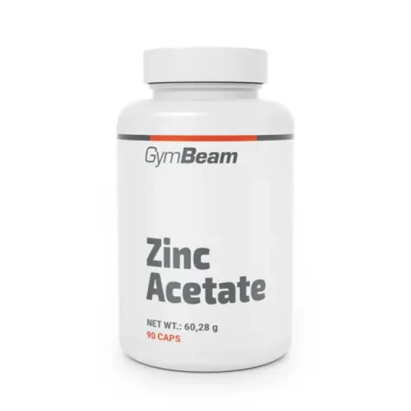 Zinok acetát - GymBeam (90 kaps.) (105730-1-90caps)