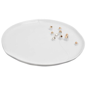 Räder Porcelánový tanier Stories Village Gold 32 cm