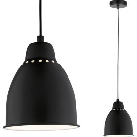 Paulmann 79763 závesné svietidlo E27 čierna; 79763