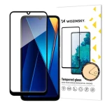 Wozinsky Full Glue čierny rámček / Tvrdené sklo / XIAOMI POCO C65, Redmi 13C