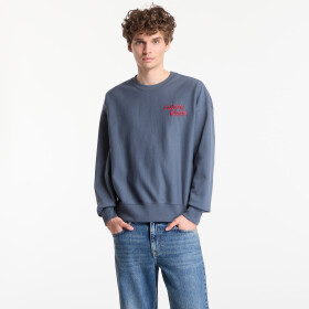 Mikina Calvin Klein Jeans Ls Premium Terry Graphic Crewneck Dark Slate M