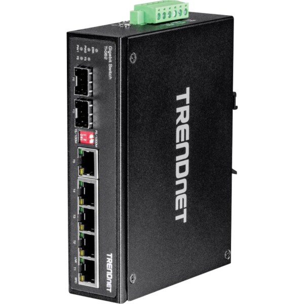 TrendNet TI-G62 priemyselný ethernetový switch; 21.22.1186