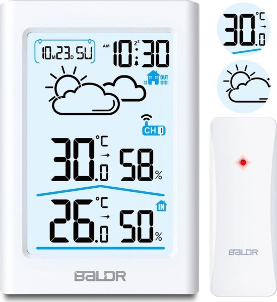 Berdsen Meteostanica s displejom BD-911 Biela