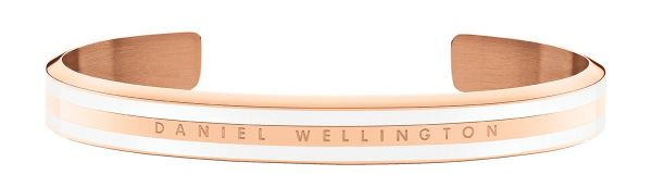 Daniel Wellington Elegantný pevný bronzový náramok Slim Emalie Elan DW0040006 cm