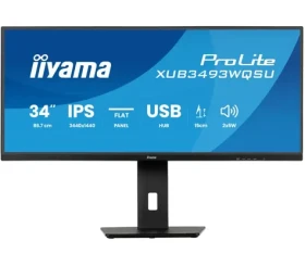 34" IIYAMA ProLite XUB3493WQSU-B6 čierna / IPS / 3440x1440 / 21:9 / 1ms / 1000:1 / 400cd / HDMI + DP / repro (XUB3493WQSU-B6)