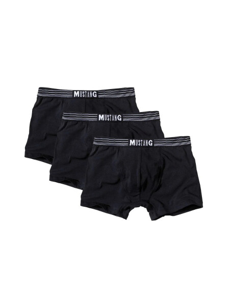 Pánske boxe 3PACK 4046-1003 Retro Black - Mustang L černá