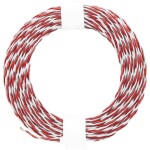 Donau Elektronik 210-05 opletenie / lanko 2 x 0.04 mm² + 2 x 0.04 mm² červená, biela 10 m; 210-05