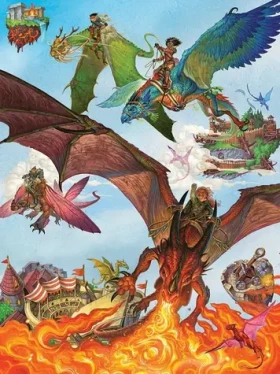 COBBLE HILL Rodinné puzzle Dračia letka