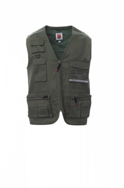 Pracovná vesta Payper Pocket Farba: Vojenská zelená, Veľkosť: 2XL (000187005407035XXL)