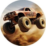 Jedlý papier Monster Truck skok 19,5 cm - PICTURE - PICTURE
