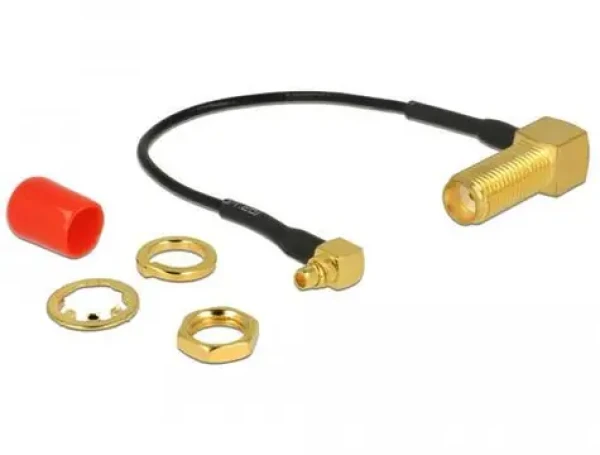 DeLock SMA - MMCX / Anténny kábel / 90 ° / 50 Ohm / 10 cm (89626)