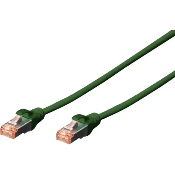 Digitus Cat6 S/FTP zelený / Patch kábel / 2x RJ45 / 0,5 m / AWG 27/7 (DK-1644-005/G)