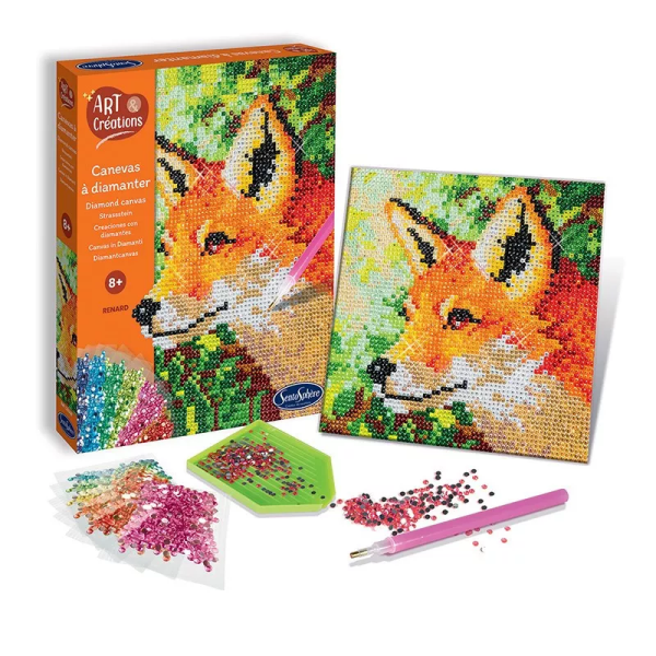 Sentosphere Sentosphere Diamantové plátno - Líška