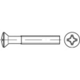 TOOLCRAFT TO-5432112 skrutky so zápustnou šošovkovou hlavou M8 40 mm krížová dražka Philips ocel glavanizované zinkom 100 ks; TO-5432112
