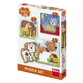 Dino Baby Puzzle set - ZVIERATÁ NOVÝ