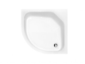 BESCO - Štvrťkruhová sprchová vanička DIPER II - Nožičky k vani - Bez nožičiek, Rozmer A - 90, Rozmer B - 90 VANKDIPERII90