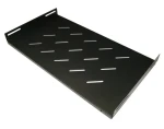 Xtendlan Polica 270mm čierna / Polica pre nástenné rozvádzače WS / hĺbka 450 mm / nosnosť 45 kg (BPOLICE6027-BLACK)