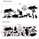 Veselá Stena Samolepka Zoo v noci