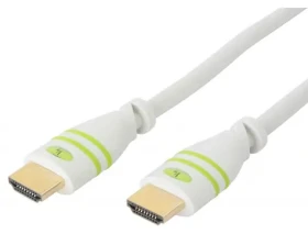 Techly ICOC-HDMI-4-020WH biela / HDMI kábel s Ethernetom / 4096x2160 px / 18 Gbit / s / 2 m (ICOC-HDMI-4-020WH)