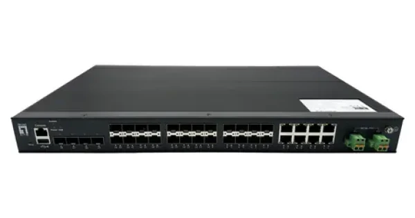 LevelOne IGU-2872 / Priemyselný switch / 16x SFP 1,25G / 4X SFP 2,5G / Managed L2+ / 19" (IGU-2872)