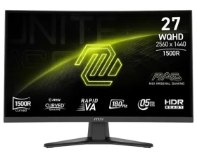 27" MSI MAG 275CQFDE E18 čierna / WQHD / VA / 16:9 / 0.5ms / 5000:1 / 250cd-m2 / HDMI + DP / VESA (9S6-3CE91H-002)