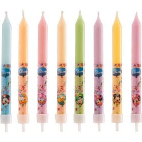 Tortové sviečky farebné Mickey a priatelia 9cm - Dekora