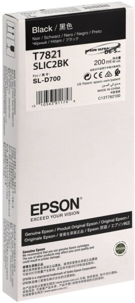 Epson Epson Ink Cartridge black T 782 200 ml T 7821N