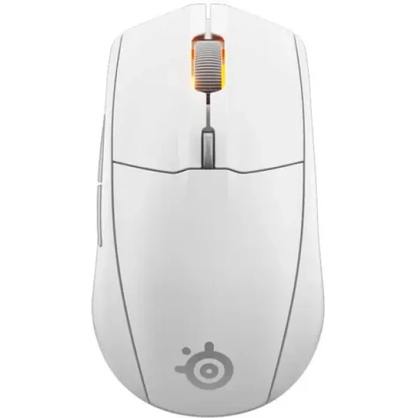 SteelSeries Rival 3 gen 2 biela / Bezdrôtová herná myš / optická / 18000DPI / USB-A / BT / 6 tlačidiel (485127)