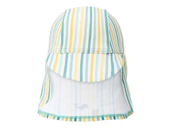 Little Dutch Plážová šiltovka s ochranou krku Stripes Multicolor veľ. 1 (CL25038857LD)