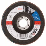 BOSCH X571 Best for Metal 2608606924 / Lamelový brúsny kotúč / Zrnitosť 80 / 125x22.23mm (2608606924)