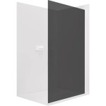 CERANO - Sprchová zástena Walk-in Crystal Ľ/P - 8 mm - bezvzperový systém - biela matná, grafitové sklo - 120x200 CER-8050BD6633