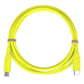 PremiumCord silikónový USB-C - USB-C žltá / Kábel / 60W / PD / 480 Mbps / 1,5 m (ku31sa15y)