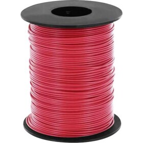 BELI-BECO L125RT25 opletenie / lanko, 1 x 0.25 mm², červená, 25 m; L125RT25