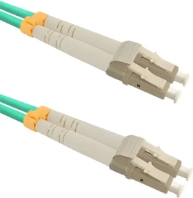 Qoltec 54344 Patchcord LC-UPC do LC-UPC / Duplex / Multimode / OM4 / 2 m (54344)
