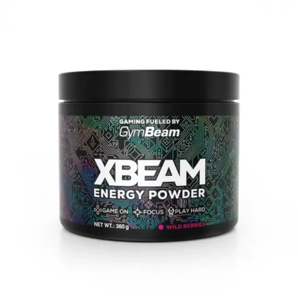 XBEAM Energy Powder - GymBeam (lesné ovocie, 360 g) (69022-1-360g-wildberries)