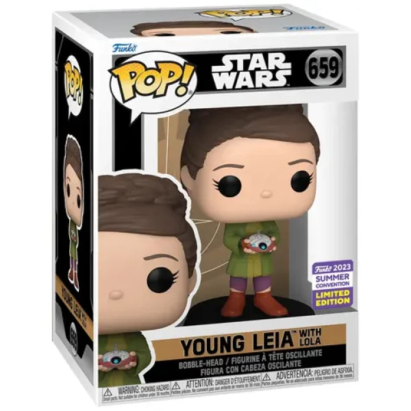 Funko Vinyl: Star Wars Obi-Wan - Young Leia w Lola