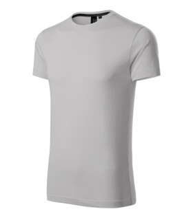 Exkluzívne pánske tričko silver gray S
