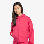 Mikina adidas Z.N.E. Cropped Full Zip Power Pink L