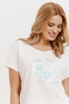 Taro Isla 3413 pyžamo s/r S-XL W25 ženy Růžová M