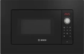 BOSCH Serie 2 BFL623MB3 čierna / Vstavaná mikrovlnná rúra / 20 l / 800 W / 5 úrovní výkonu (BFL623MB3)