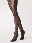 Dámske pančuchy G 6126 Darla 20 den Black Pattern - Fiore 5-XL černá vzor