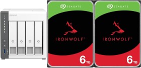 Qnap TS-433-4G + 2x Seagate IronWolf 6TB (ST6000VN006)