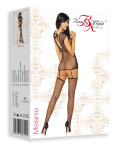 Bodystocking Melanie - BEAUTY NIGHT FASHION černá S/L