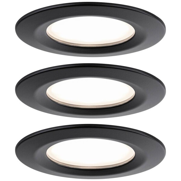 Paulmann 93081 Set Nova Plus LED vstavané svetlo LED 18 W čierna; 93081