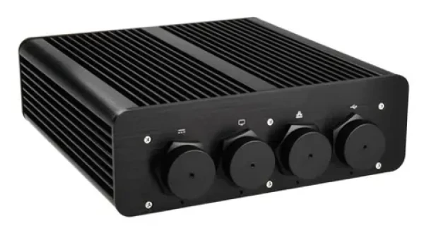 Akasa Pascal MD UCFF čierna / Mini ITX / IP65 / možnosť zavesenia na stenu / hliník / OEM / bez ventilátora (A-NUC40-M1B)