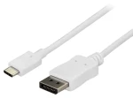 StarTech USB-C na DisplayPort adaptér biela / Adaptér / 4K 60Hz / 1,8 m (CDP2DPMM6W)