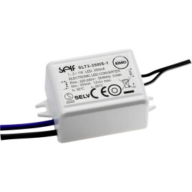 Self Electronics SLT3-350IS-1 LED driver konštantný prúd 3.15 W 350 mA 3.0 - 9.0 V/DC schválenie nábytku, bez možnosti stmievania, ochrana proti prepätiu,; SLT3-350IS-1