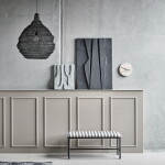 House Doctor Nástenné hodiny Loko Beige