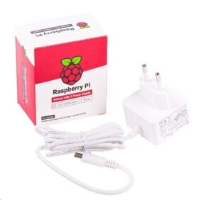 Raspberry Pi napájací zdroj USB-C 5.1V 3A pre Raspberry Pi 4B EU biela (OFI046)